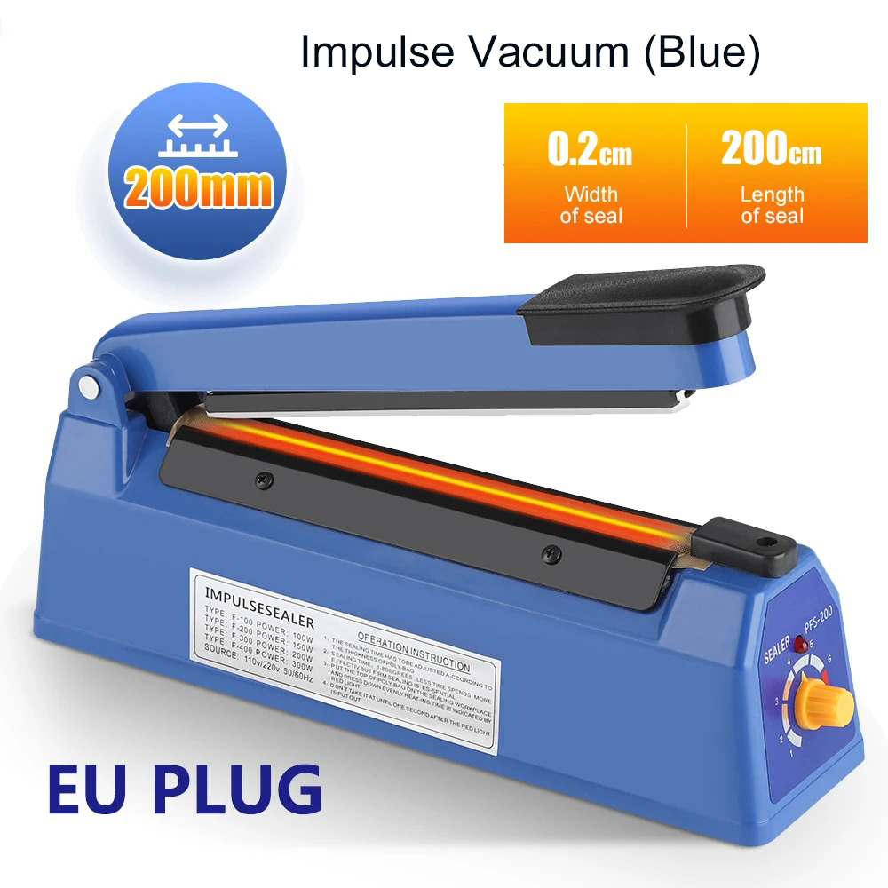 Meal Prep Vacuum Seal - Impulse Sealer Machine Kitchen Food Plastic