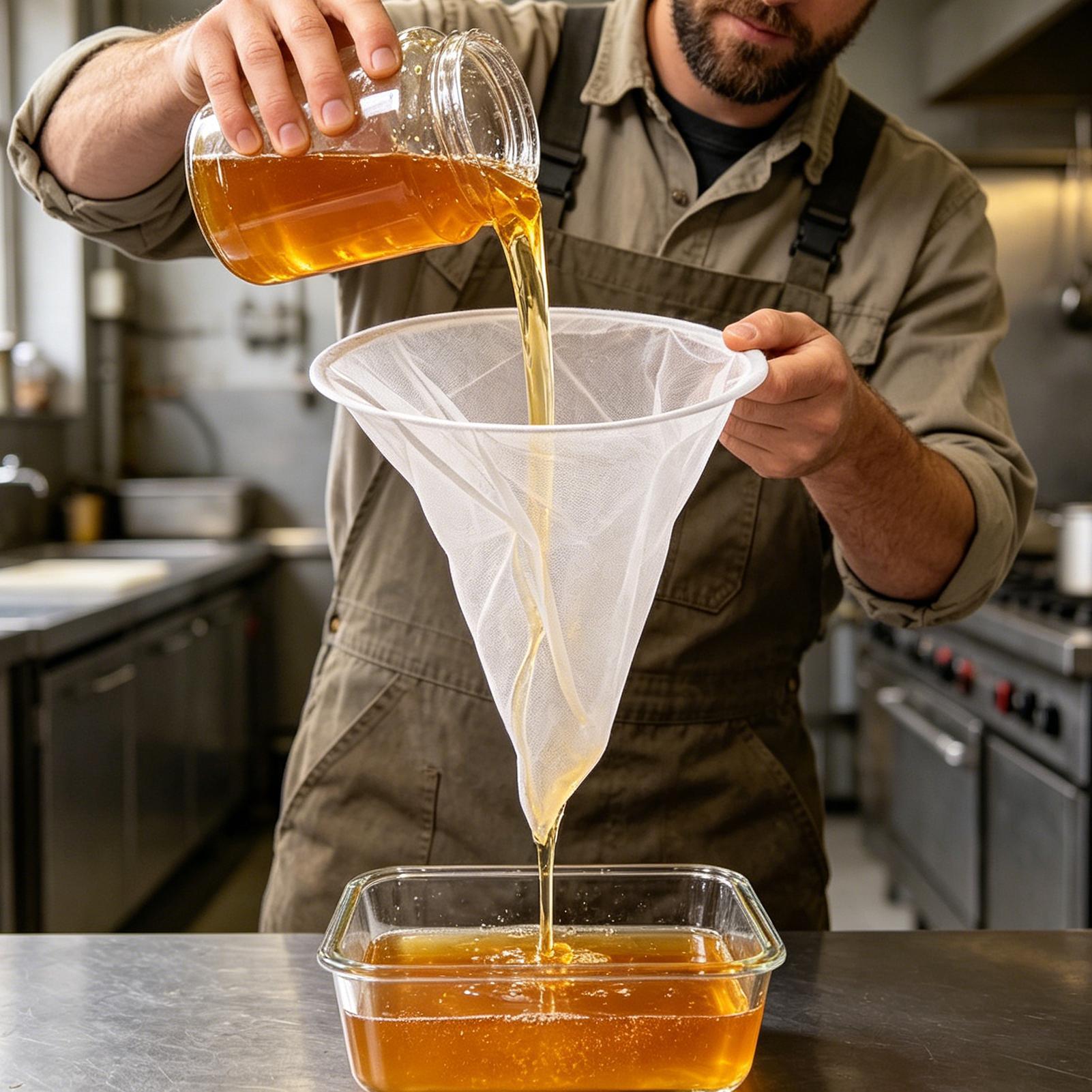 Meal Prep Juice - Honey Strainer Washable Reusable Conical Extraction