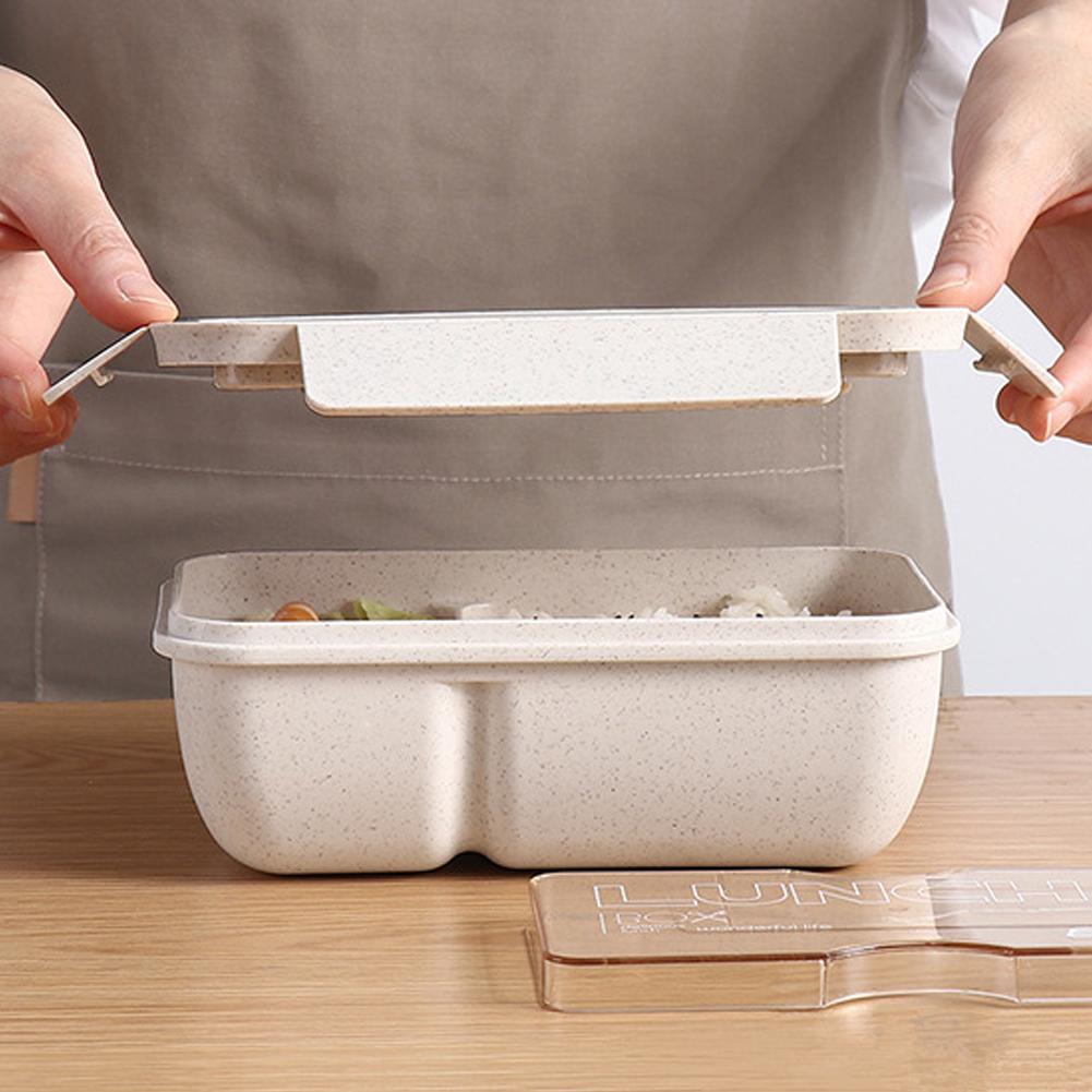 Meal Prep Japanese Food - 1100ml Healthy Material Lunch Box Wheat