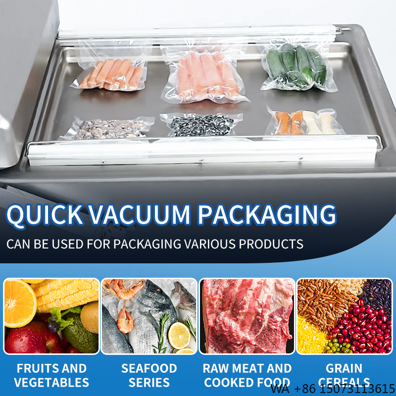 Meal Prep Vacuum Seal - DZ-500 Commercial Vacuum Sealer Double Chamber