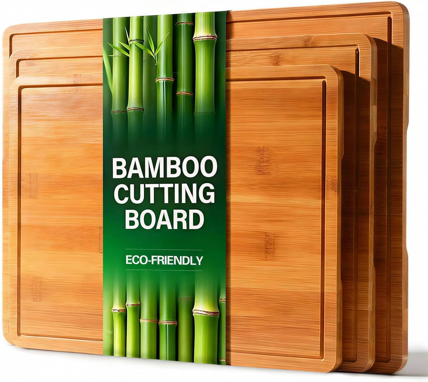 Meal Prep Juice - Bamboo Cutting Boards for Kitchen with