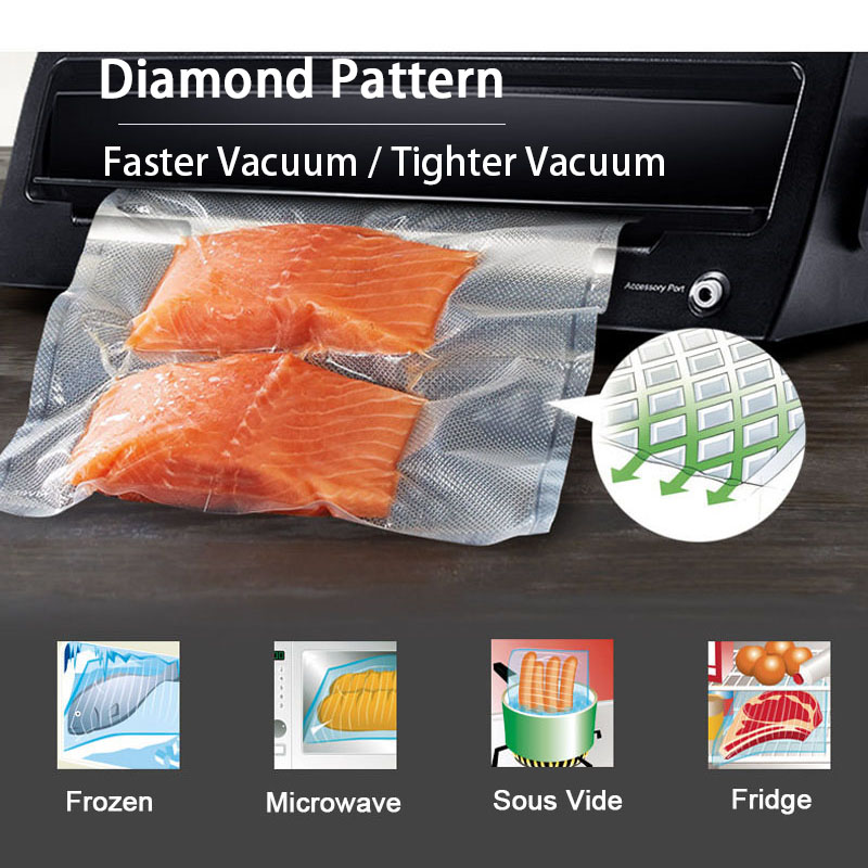 Custom Length Vacuum Sealer Ba - Meal Prep Vacuum Seal recension och pris