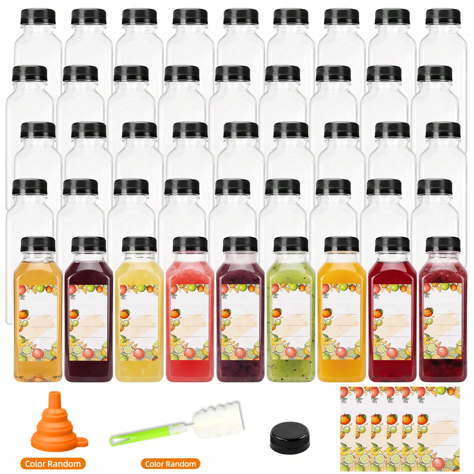 Plastic Juice Bottles Modern S - Meal Prep Juice recension och pris