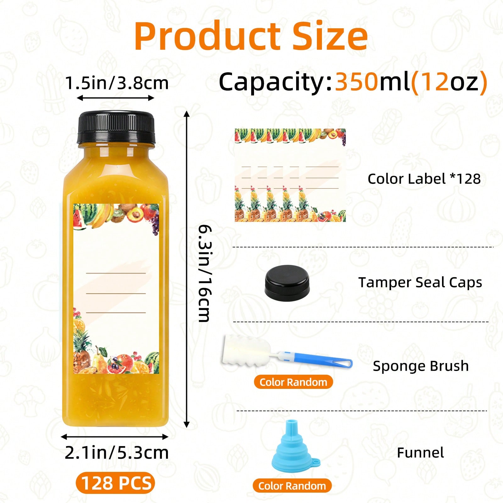 Plastic Juice Bottles Modern S - Meal Prep Juice recension och pris