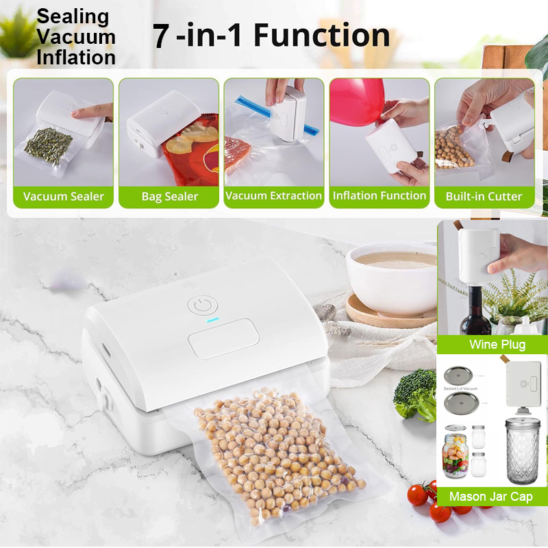 Unique 7 in 1 Automatic Home M - Meal Prep Vacuum Seal recension och pris