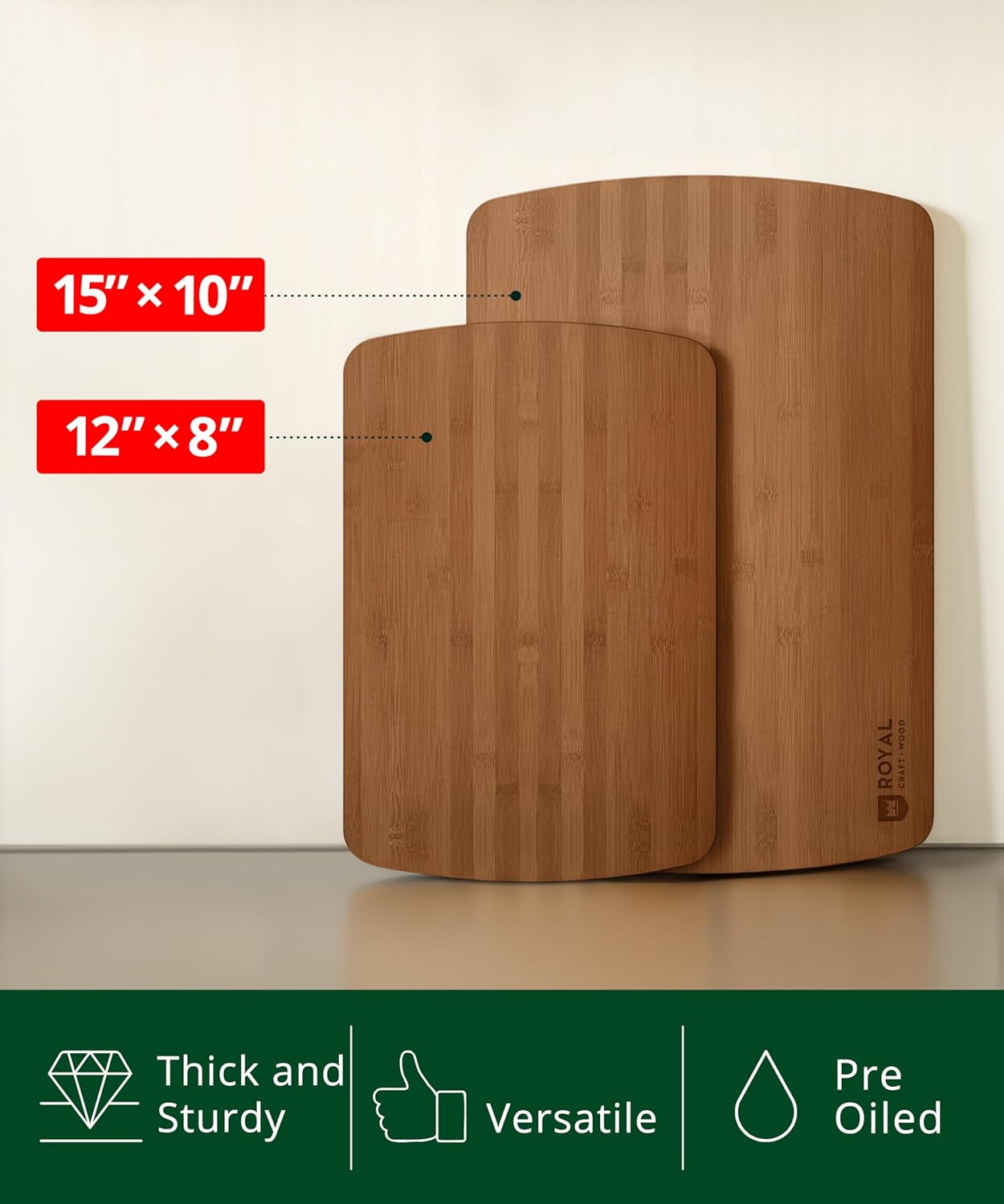 Bamboo Cutting Boards for Kitc - Meal Prep Juice recension och pris
